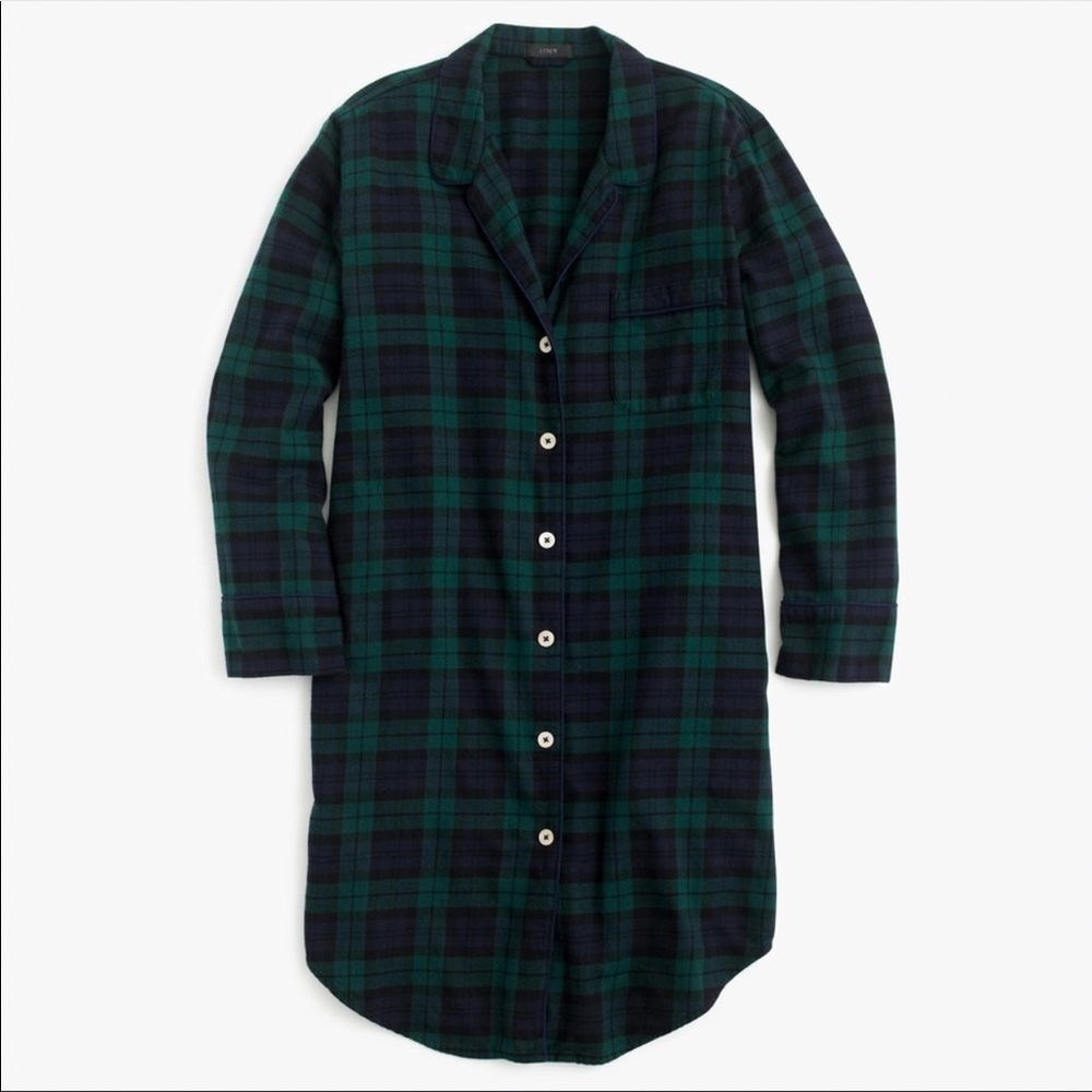 J. Crew Button down nightshirt.